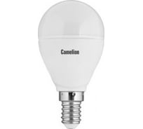 Светодиодная лампа 6.5Вт 220В Camelion LED6.5-G45/830/E14 11418