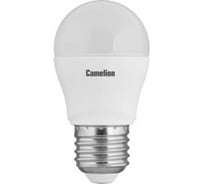 Светодиодная лампа 6.5Вт 220В Camelion LED6.5-G45/830/E27 11419