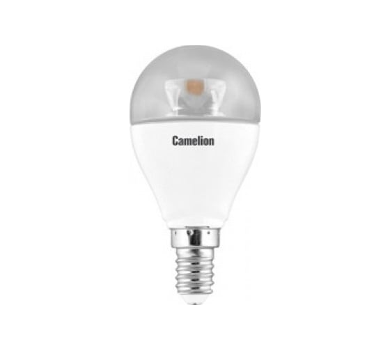 Светодиодная лампа 7.5Вт 220В Camelion LED7.5-G45-CL/830/E14 11951
