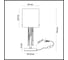 Настольная лампа ODEON LIGHT E14 40W Nicole 4886_1T 5