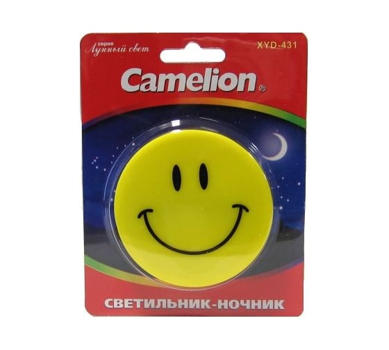 Ночник улыбка 220V, 1W Camelion XYD-431 7045
