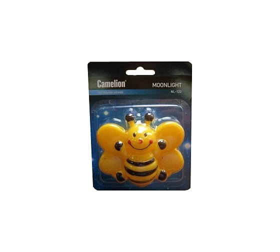 Светодиодный ночник с выключателем Пчелка 220V Camelion NL-122 11569