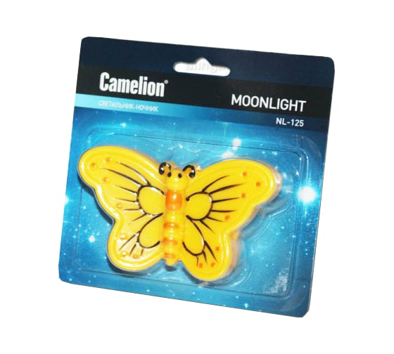 Светодиодный ночник с выключателем Бабочка 220V Camelion NL-125 11571