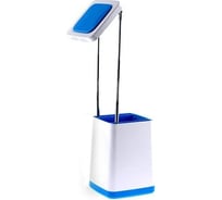 Настольный светильник-пенал, белый+голубой LED 2.5Вт 230В USB кабель+блок питания Camelion KD-777 C40 11677