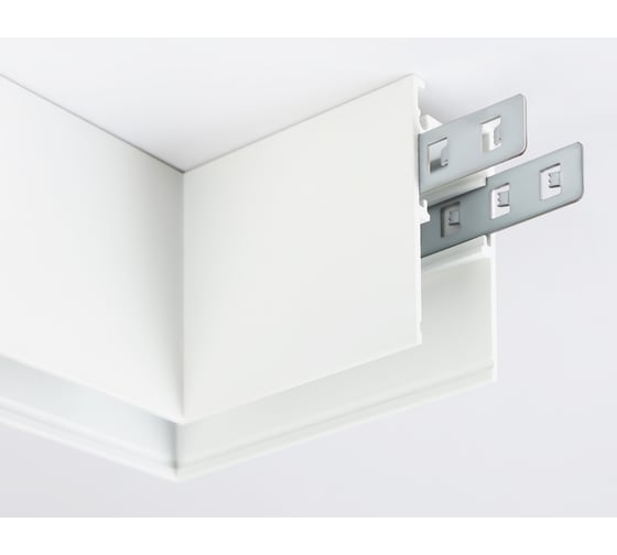 Угловой L-образный соединитель для накладных треков Ambrella Light TRACK SYSTEM GL3369