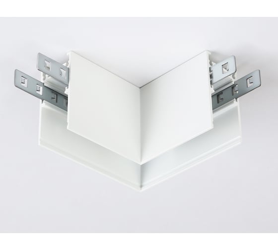 Угловой L-образный соединитель для накладных треков Ambrella Light TRACK SYSTEM GL3369