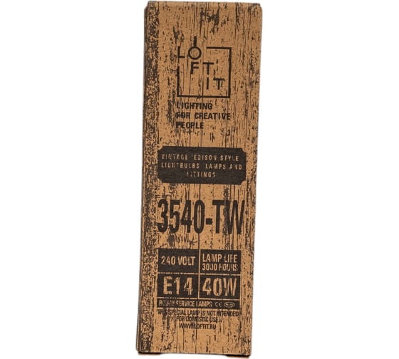 Лампа накаливания LOFT IT Edison Bulb 3540-TW