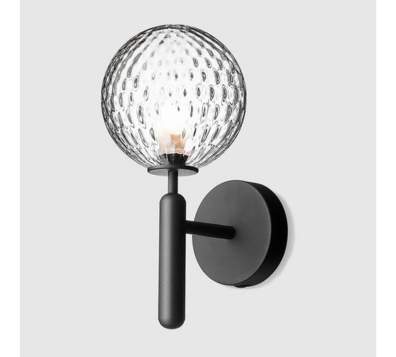 Настенный светильник Moderli Covey 1 G9 3W черный, прозрачный V2053-W
