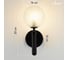 Настенный светильник Moderli Covey 1 G9 3W черный, прозрачный V2053-W 5