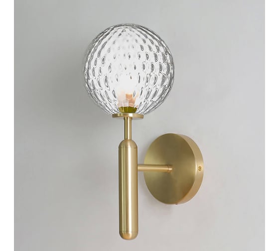 Настенный светильник Moderli Covey 1 G9 3W золото, прозрачный V2052-W