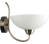 Настенный светильник Moderli Lione 1 E14 60W античная латунь белый V1206-1W