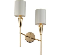 Настенный светильник Moderli Luiza золотой, кремовый белый V10031-2W