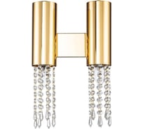 Настенный светильник Moderli Klimand золотой, прозрачный V10011-2W