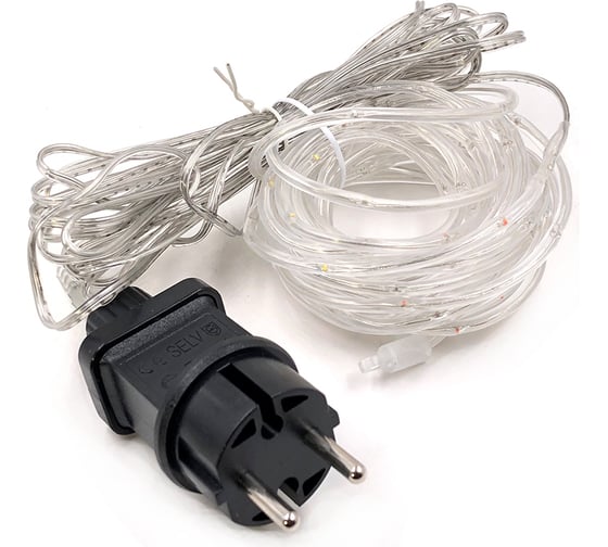 Гирлянда "ДЮРАЛАЙТ", D=4мм 100LED цвет мульти GS IP44 4.5V1.35W адаптер Магия праздника MAG-G092-032