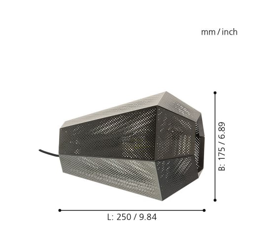 Настольная декоративная лампа Eglo ПРОМО CHIAVICA 43225