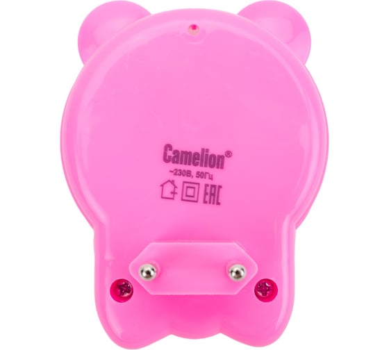 Ночник Camelion NL-253"Панда с бантиком " (LED, с выключателем, смена цветности свечения, 220В) 15006