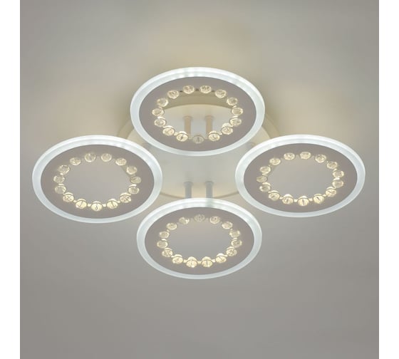 Люстра De City Мадлен 120+22w led 220 v пульт 424013505