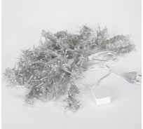 Светодиодная гирлянда Золотая сказка занавес на окно, 3x2 м, 306 ламп, холодный белый, 591333