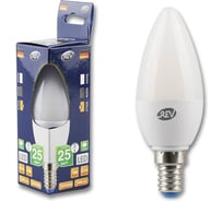 Светодиодная лампа LED С37 E14 3Вт 2700K REV FROST 32269 6