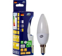 Светодиодная лампа LED С37 E14 3Вт 4000K REV FROST 32270 2