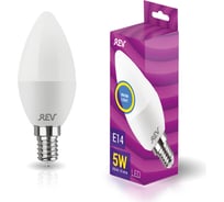 Светодиодная лампа LED С37 E14 5Вт 2700K REV FROST 32271 9