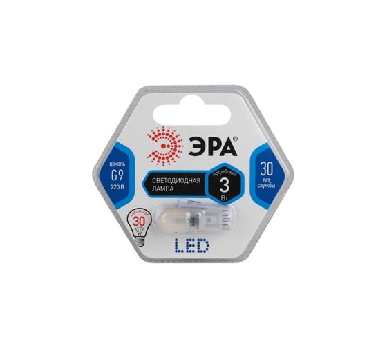 Светодиодная лампа ЭРА LED smd JCD-3w-360-840-G9 Б0017109