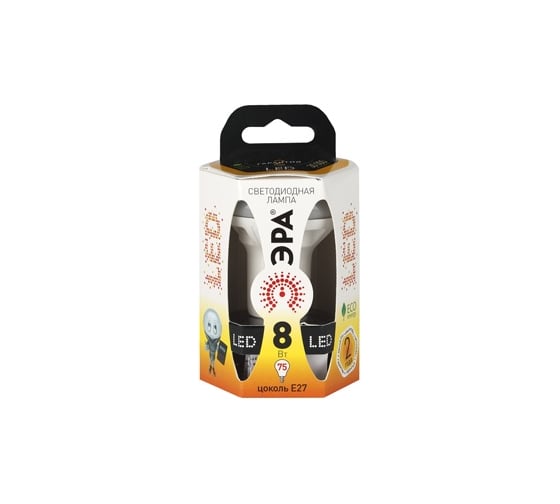 Светодиодная лампа ЭРА LED smd R63-8w-827-E27 Б0017229