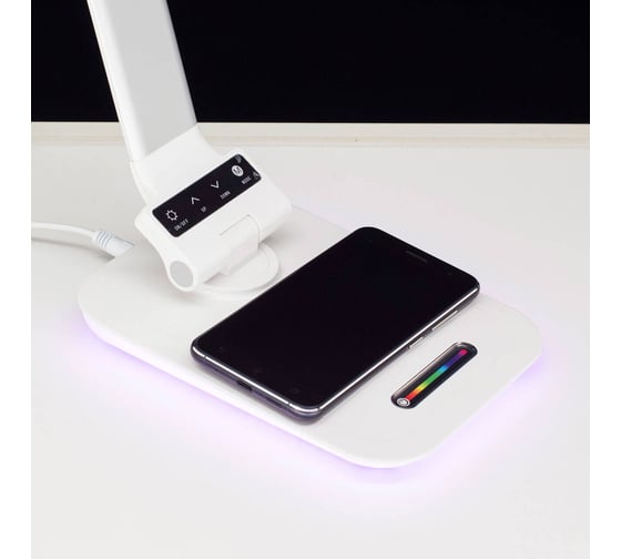 Настольный светильник Citilux Ньютон LED RGB USB Qi CL803011