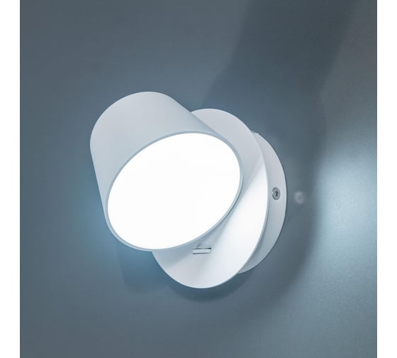 Поворотный спот с выключателем Citilux Норман LED Белый CL533310N