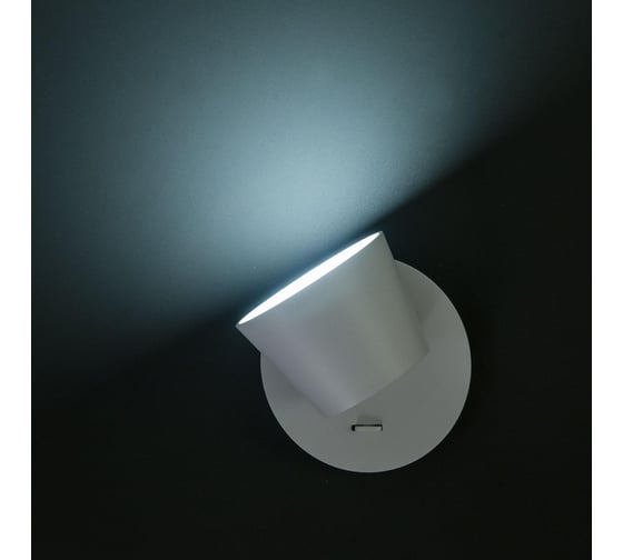 Поворотный спот с выключателем Citilux Норман LED Белый CL533310N