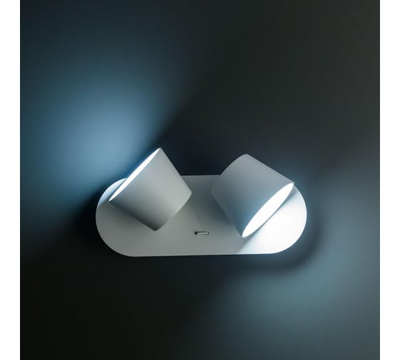 Поворотный спот с выключателем Citilux Норман LED Белый CL533320N