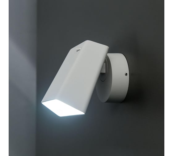 Поворотный спот с выключателем Citilux Норман LED Белый CL533410N