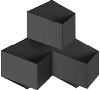Светодиодный настенный светильник DesignLed Gw-1101/3 palmira 9w черный 4000К GW-1101-3-9-BL-NW