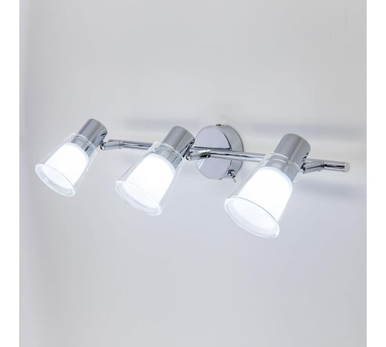 Поворотный спот с выключателем Citilux Пойнт LED Хром CL552531