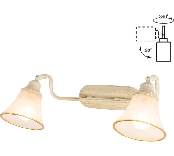 Поворотный спот Citilux Прованс Белый с патиной CL511524