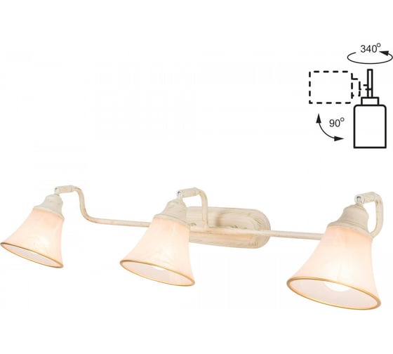 Поворотный спот Citilux Прованс Белый с патиной CL511534