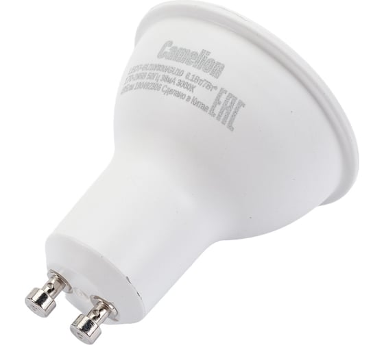 Светодиодная лампа 7Вт 220В Camelion LED7-GU10/830/GU10 11654