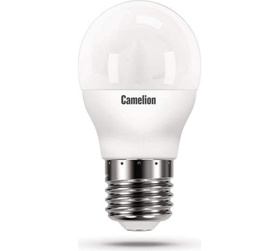 Светодиодная лампа 5Вт 220В Camelion LED5-G45/845/E27 12030