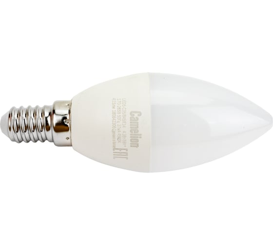 Светодиодная лампа 5Вт 220В Camelion LED5-C35/845/E14 12032