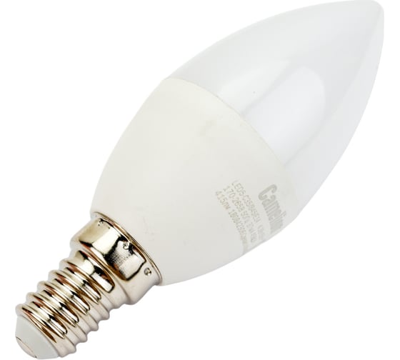 Светодиодная лампа 5Вт 220В Camelion LED5-C35/845/E14 12032