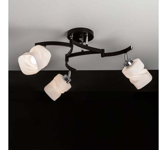 Поворотная люстра Citilux Берта Венге Хром CL126132