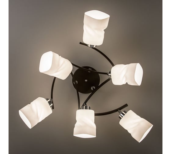 Поворотная люстра Citilux Берта Венге Хром CL126162
