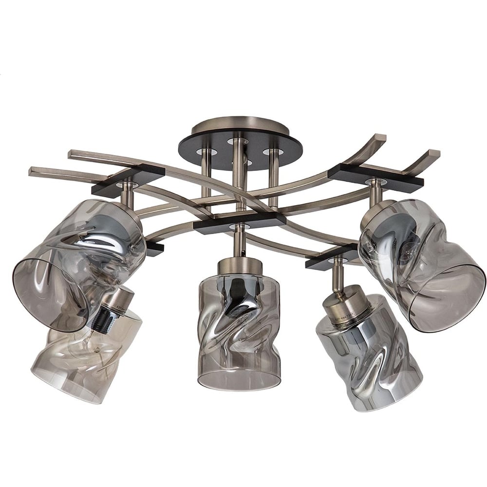 Люстра с поворотными плафонами Citilux Мерида Хром Венге CL142155 ...