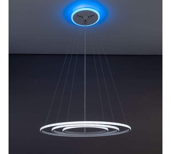 Умная подвесная люстра Citilux Неон Смарт RGB Белая CL731A090E