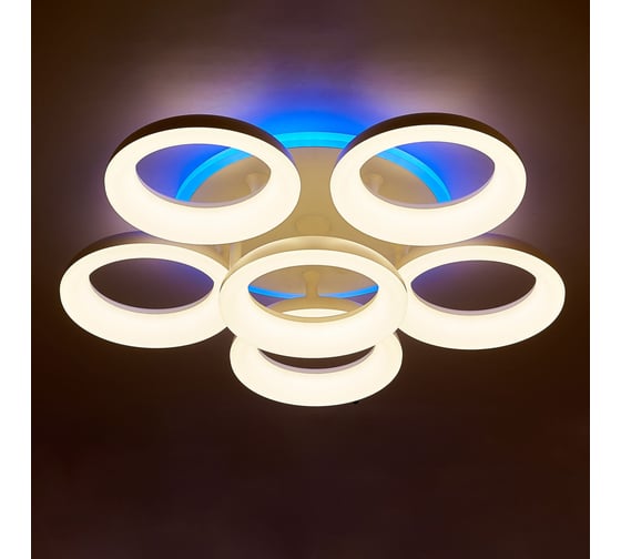 Умная люстра Citilux Паркер Смарт RGB Белая CL225A160E