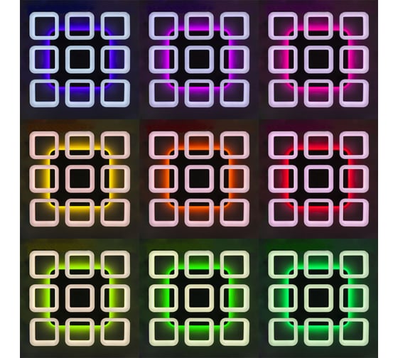 Умная люстра Citilux Паркер Смарт RGB Белая CL225A290E