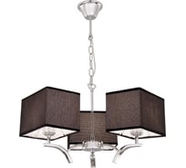 Люстра Citilux Эвора Квадро с черными абажурами CL460232