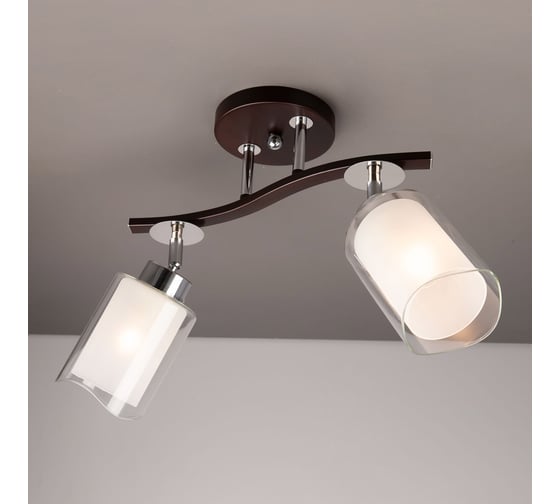 Люстра с поворотными плафонами Citilux Фортуна Венге Хром CL156122