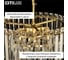 Подвесная люстра Citilux Фонда хрустальная Бронза CL303163 14