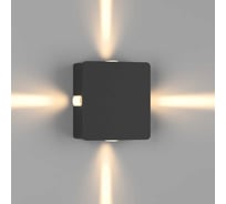 Настенное бра DesignLed черный, 4Вт 3000к ip54 GW-A130-4-4-BL-WW